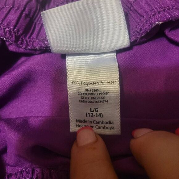 Danskin Now Womens Athletic Workout Running Shorts Purple Size Large - Picture 5 of 5